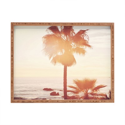 Bree Madden Sunray Palms 18" x 14" Large Rectangular Tray - Deny Designs