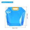 Unique Bargains Camping Hiking Plastic Collapsible Water Container Bags 4 Pcs - 2 of 4