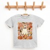 Ghost Floral Collage - Youth Short Sleeve Graphic T-Shirt and Toddler Short Sleeve Graphic T-Shirt - 2 of 3