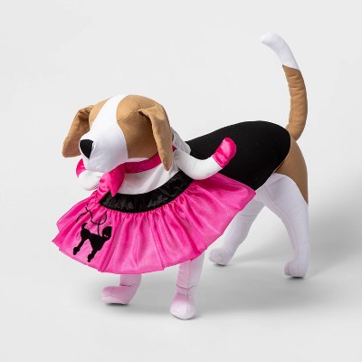 Frontal Poodle Skirt Dancer Dog Costume - Hyde & EEK! Boutique™