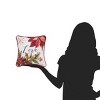 C&F Home 10" x 10" Love Poinsettia Small/Petite Christmas Accent Pillow - 4 of 4