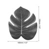 Unique Bargains Faux Lifelike Appearance Durable Artificial Palm Black Leaves - 2 of 4