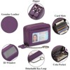FATMOON Wallet for Women–Credit Card Holder Wallet RFID Blocking Small Genuine Leather Card Case with Keychain,for Daily Use,Travel, or Pocket - 4 of 4