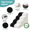 Cozy Kiss Modular Foam Pet Stairs, Portable Dog Steps for Couch and Bed with Removable Design - 3 of 4