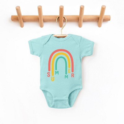 The Juniper Shop Rainbow Summer Baby Bodysuit