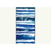 Homefires Sapphire Stripes 20" x 54" Indoor Runner Rug – Modern Coastal Look in Blue & Neutral Hues - 2 of 3