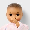 8" Girl Little Baby Doll - Brown Hair + Brown Eyes - Gigglescape™ - 3 of 3