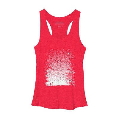 Women's Design By Humans Pixel Space By daletheskater Racerback Tank Top