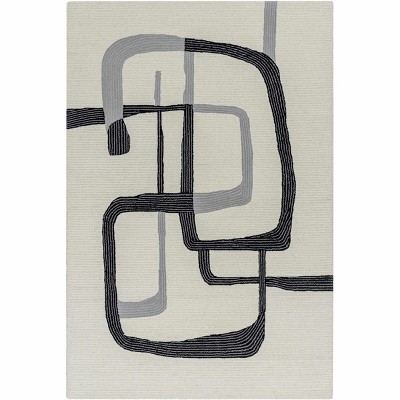 Hauteloom Ulfah Wool Living Room, Bedroom Area Rug - Contemporary