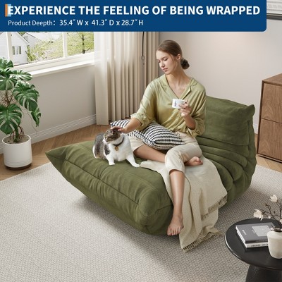 Modular Sectional Sofa, Togo Sofa with Deep Seat