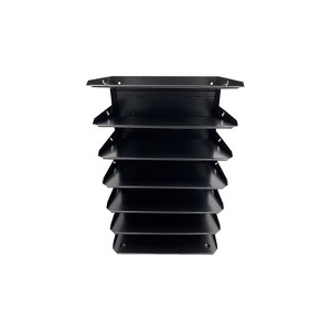 Huron 7-Compartment Steel File Organizer Black (HASZ0150) - 1 of 4