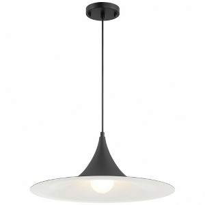 Access Lighting Costa 1 - Light Pendant in  Matte Black - 1 of 4