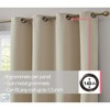 HLC.ME Dakota 100% Blackout Thick Thermal Insulated Energy Efficient Heat Blocking Curtains Grommet Panels, Set of 2 - 2 of 4