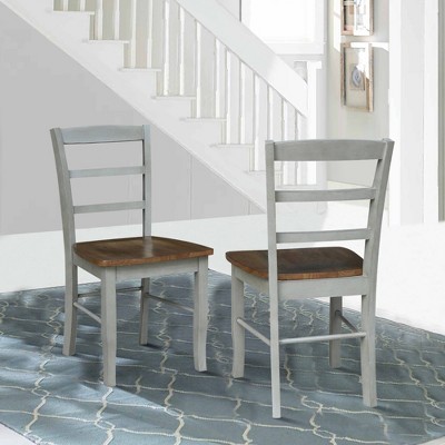 Set of 2 Madrid Ladderback Chairs - International Concepts