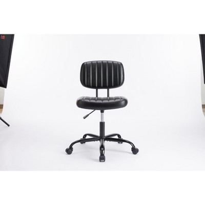 DOMETOUR Adjustable Height 360° Rolling Swivel Computer Task Chair without Arm