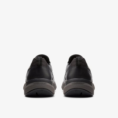 Clarks Mens Wave 2.0 Edge Black Leather Sneakers 10.5 Medium — фото 5