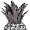 HomeRoots 11" Faux Crystal Black And Nickel Pineapple Sculpture - 3 of 3