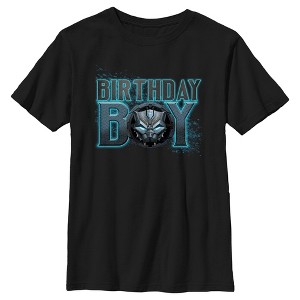 Boy's Marvel Black Panther Mech Suit Birthday T-Shirt - 1 of 4