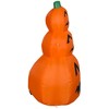 Gemmy Airblown Inflatable Pumpkin Stack Scene, 3.5 ft Tall, Orange - 3 of 4