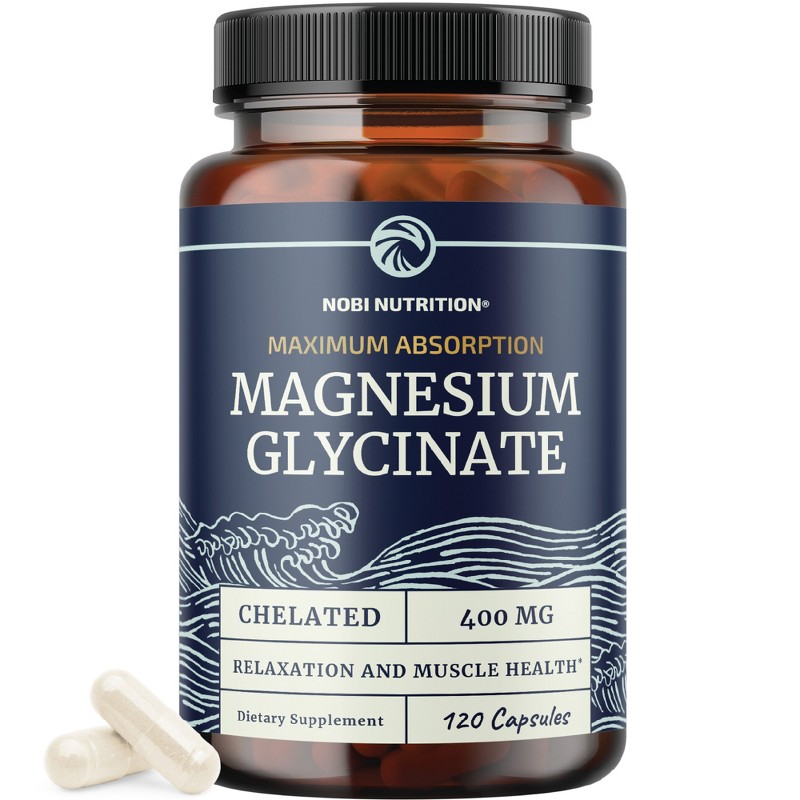 Nobi Nutrition Magnesium Glycinate 400mg (120ct)