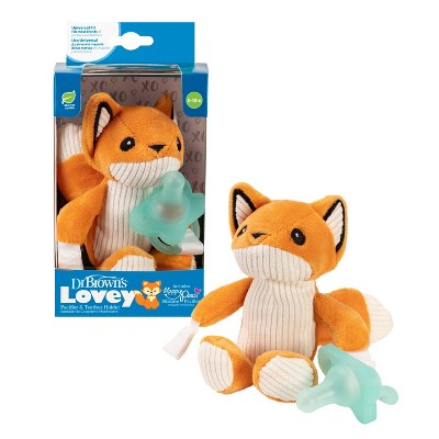 Dr. Brown's Lovey Pacifer - Fox - 2pk
