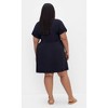 Women's Plus Size Lyra Dress - navy | CITY CHIC - 3 of 4