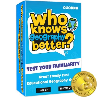 QUOKKA Fun Board Game for 8 10 Year Olds - Family Card Game for Kids Ages 6 7 and Adults - Who Knows Me Better Series - Guess Questions