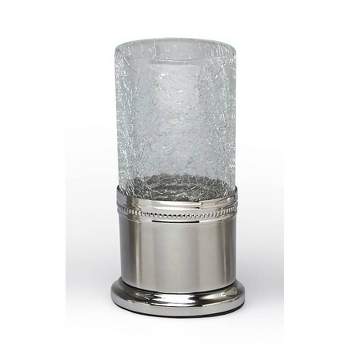 Crackled Glass Tumbler Clear - Moda at Home