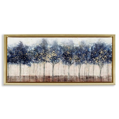 Stupell Industries Trees with Modern Splash, 25" x 11"