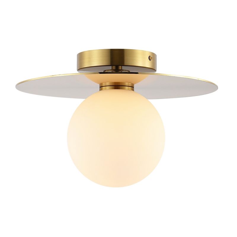 Finlay 12" Flush Mount - Painted Gold - Safavieh., 4 of 7