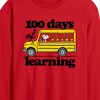 Men's - Peanuts - 100 Days Of Learning Long Sleeve Graphic T-Shirt - 2 of 4