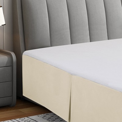 Swift Home | Basics Pleated Microfiber Bed Skirt 14-inch Drop