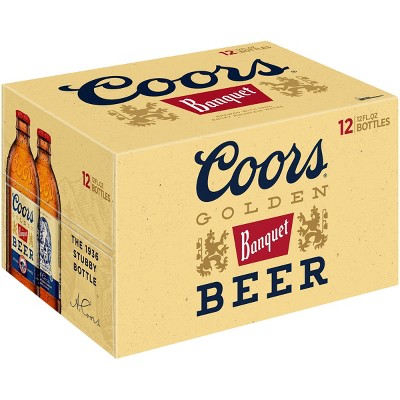 Coors Banquet Beer - 12pk/12 fl oz Bottles