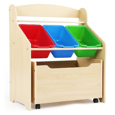 3 tier toy storage organizer