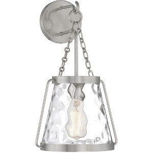 Savoy House Crawford 1 - Light Wall Light in  Satin Nickel - 1 of 1
