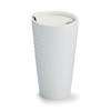 Portmeirion Sophie Conran White Travel Mug 8 Oz – Porcelain Reusable Coffee & Tea Cup with Silicone Lid, Dishwasher & Microwave Safe, Spill-Resistant - 4 of 4