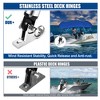 Unique Bargains 600D Bimini Top with Stainless Steel Deck Hinges - 3 of 4