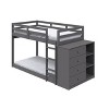 93" Twin/Twin Bunk Bed Gaston with Storage & Reversible Cabinet - Acme Furniture - 4 of 4