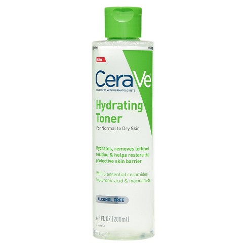 CeraVe Hydrating Toner for Face, Alcohol Free Facial Toner for Normal to Dry Skin - 6.8 fl oz - image 1 of 4