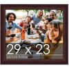 PosterPalooza | Photo Size Linear Brown Picture Frame - UV Acrylic, Foam Board Backing, Hanging Hardware - 2 of 4