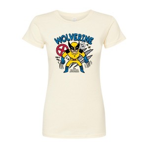 Women's - Marvel - Wolverine Doodles Fitted Graphic T-Shirt - 1 of 3