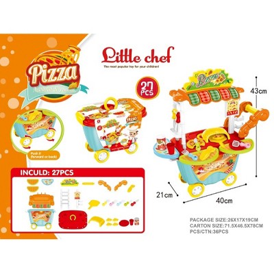 Northlight 27-Piece Little Chef Pizza Box Kitchen Playset Children's Toy 16.75"