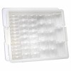 Bead Storage Solutions Assorted Glass And Clay Beads Set With Plastic  See-through Stackable Tray Organizer : Target
