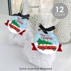 Big Dot of Happiness Merry Little Christmas Tree - Red Car Christmas Party Clear Goodie Favor Bags - Treat Bags With Tags - Set of 12 - 2 of 4