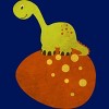 Junior's Design By Humans Happy Cute Dino By parjono T-Shirt - 2 of 3
