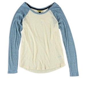 Aeropostale Womens Raglan LS Basic T-Shirt, Off-White, Medium - 1 of 1