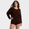 Women's Cozy Ribbed Shorts - Auden™ - 3 of 4