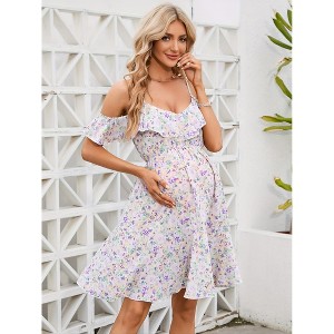 Maternity Babydoll Dress Maternity Dress - 1 of 1