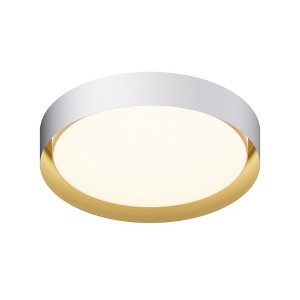ET2 Lighting Echo 1 - Light Flush Mount in  White/Gold - 1 of 1