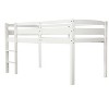 NicBex Twin Size Loft Bed Low Rise Design Pine Bed Frame with Ladder and Full Length Guardrail, No Box Spring Required - 4 of 4